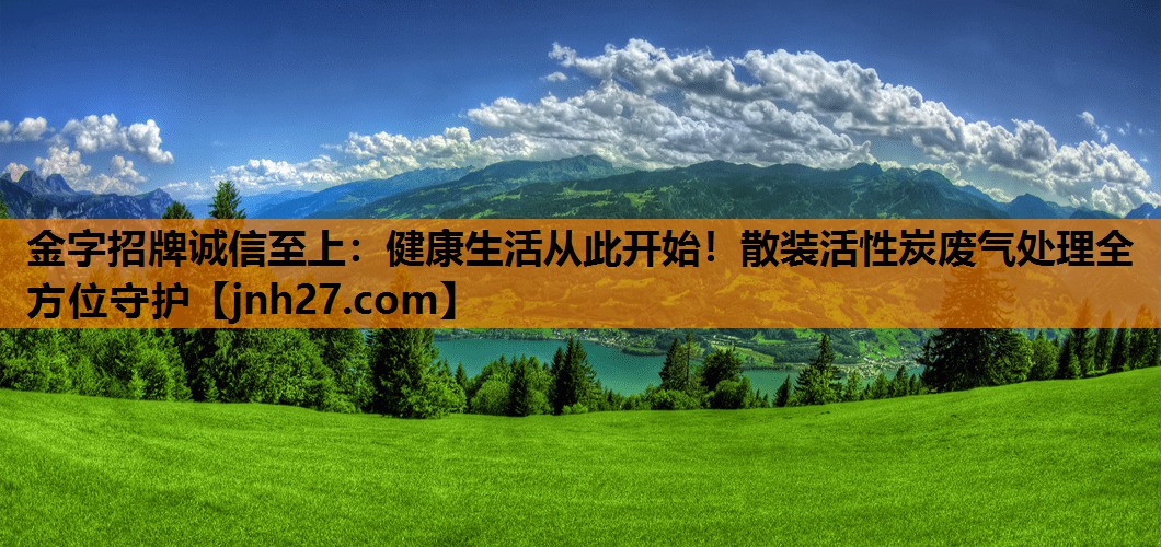 金字招牌诚信至上：健康生活从此开始！散装活性炭废气处理全方位守护