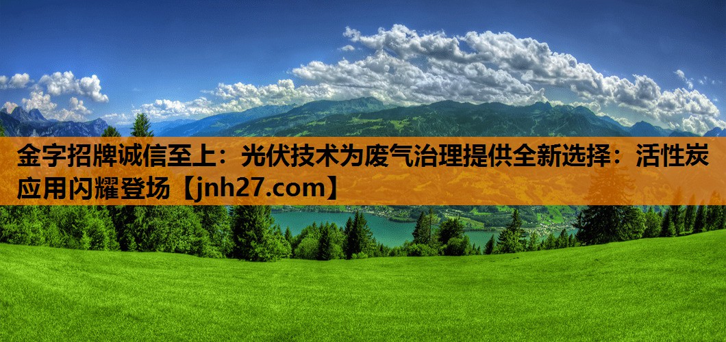 金字招牌诚信至上：光伏技术为废气治理提供全新选择：活性炭应用闪耀登场